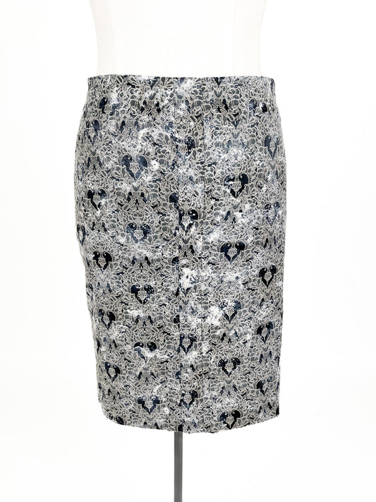 Macjays | Beige Cocktail Skirt | Size 10