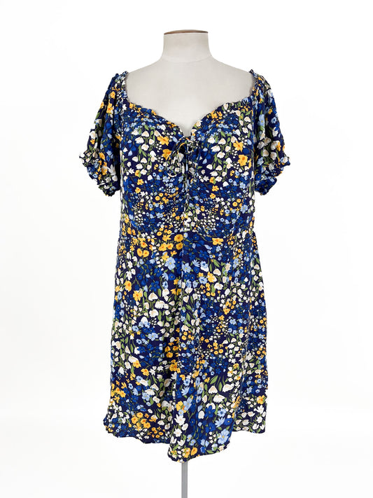 City Chic | Multicoloured Casual Dress | Size 18