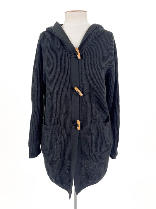 Shine On | Black Casual Cardigan | Size XL