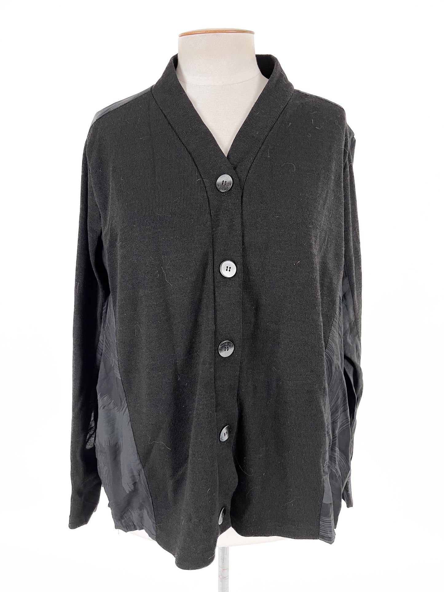 Threadz | Black Casual/Workwear Cardigan | Size XL