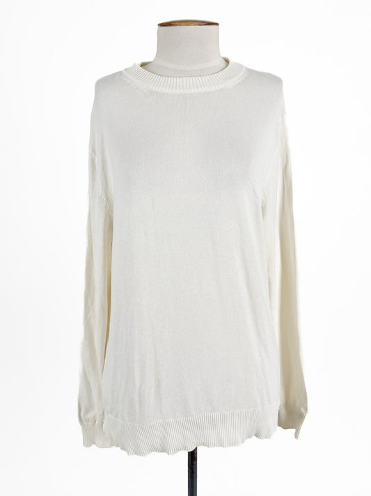 H&M | White Casual Top | Size M
