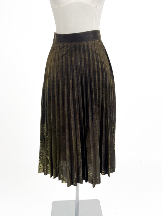 Holy Chic | Gold Cocktail/Workwear Skirt | Size S
