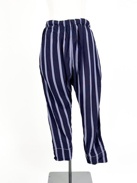 Bassike | Navy Casual Pants | Size M