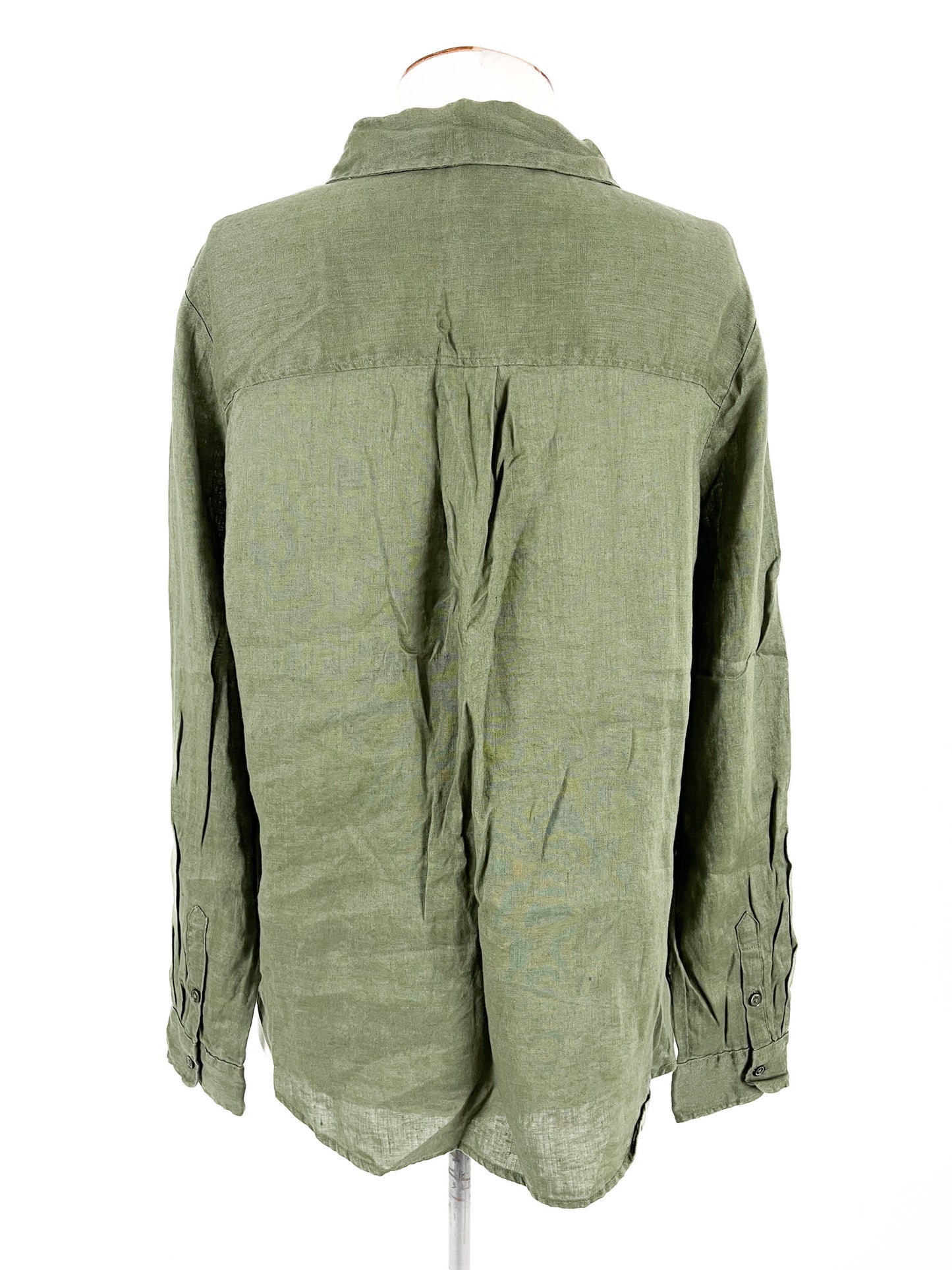 H&M | Green Casual/Workwear Top | Size 8