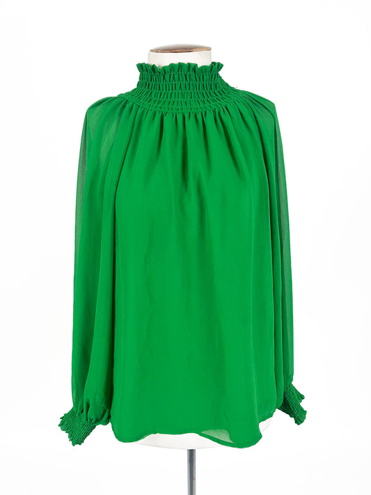 Pretty Basic - Augustine - Green Blouse (Size S)