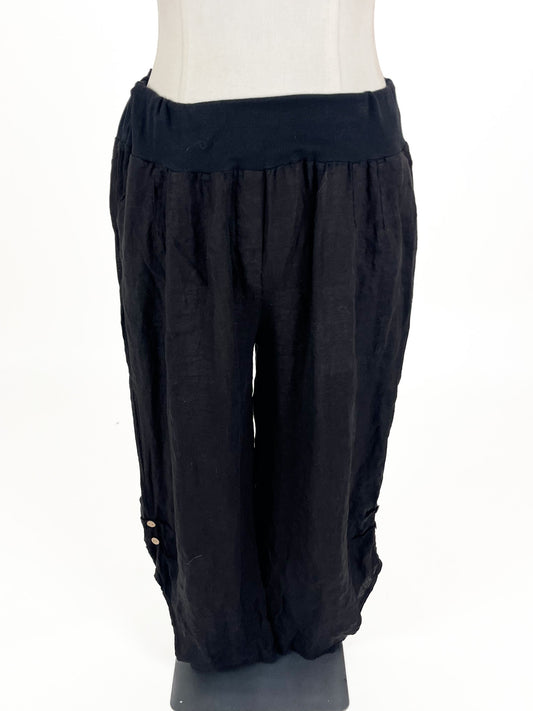 Helga May | Black Casual Pants | Size L