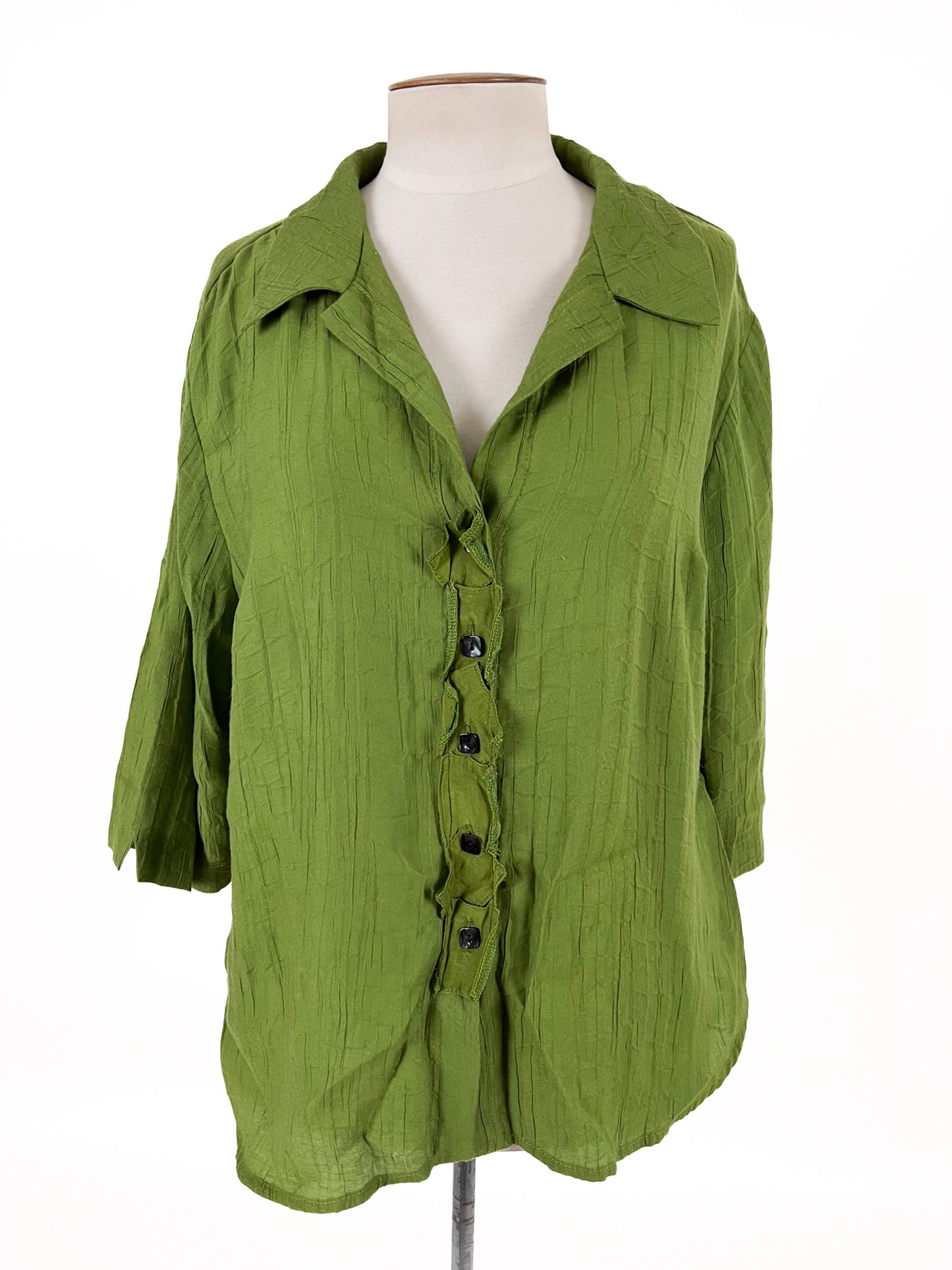 Kooky New Zealand | Green Casual/Workwear Top | Size XL