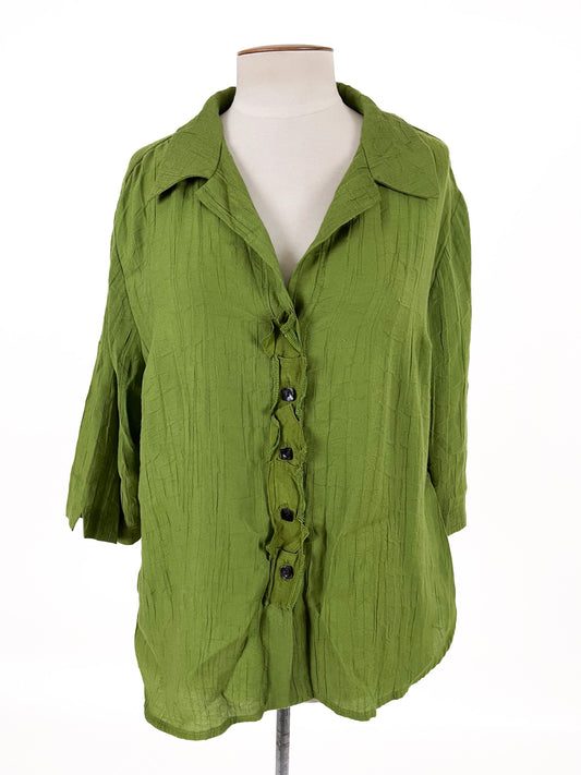 Kooky New Zealand | Green Casual/Workwear Top | Size XL