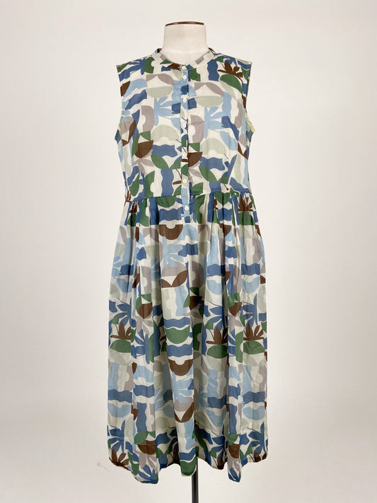Anna Thomas | Multicoloured Casual/Workwear Dress | Size 10