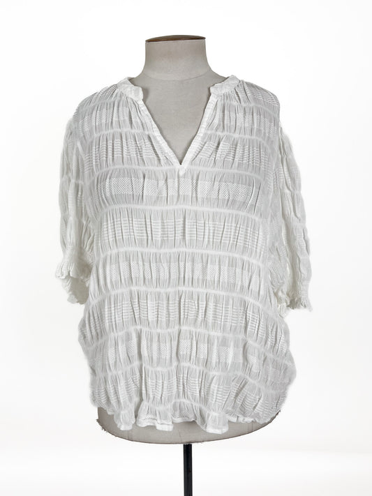 Seeking Lola - White Blouse (Size 18)