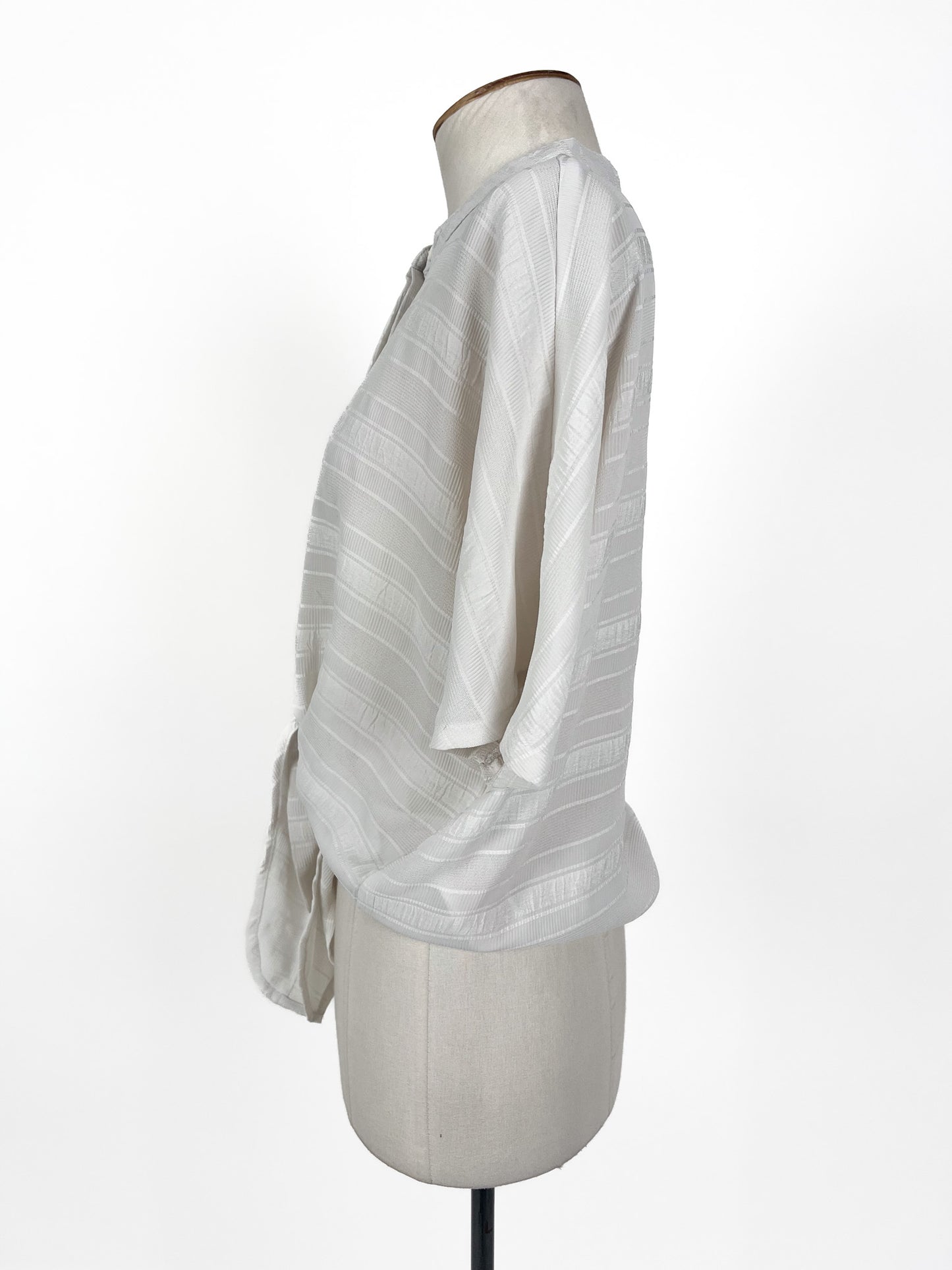 Jacqueline de Yong - White Blouse (Size 10)