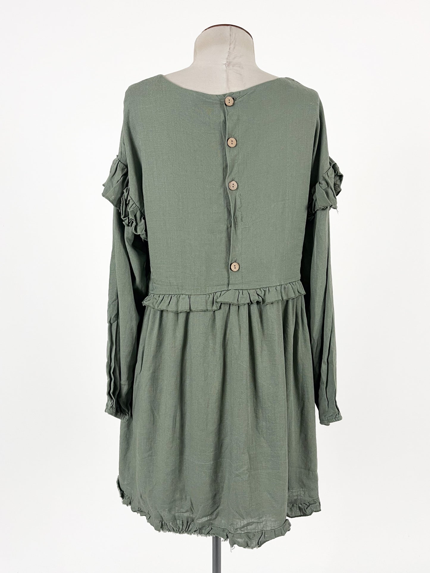 Minx & Moss | Green Casual Dress | Size 8
