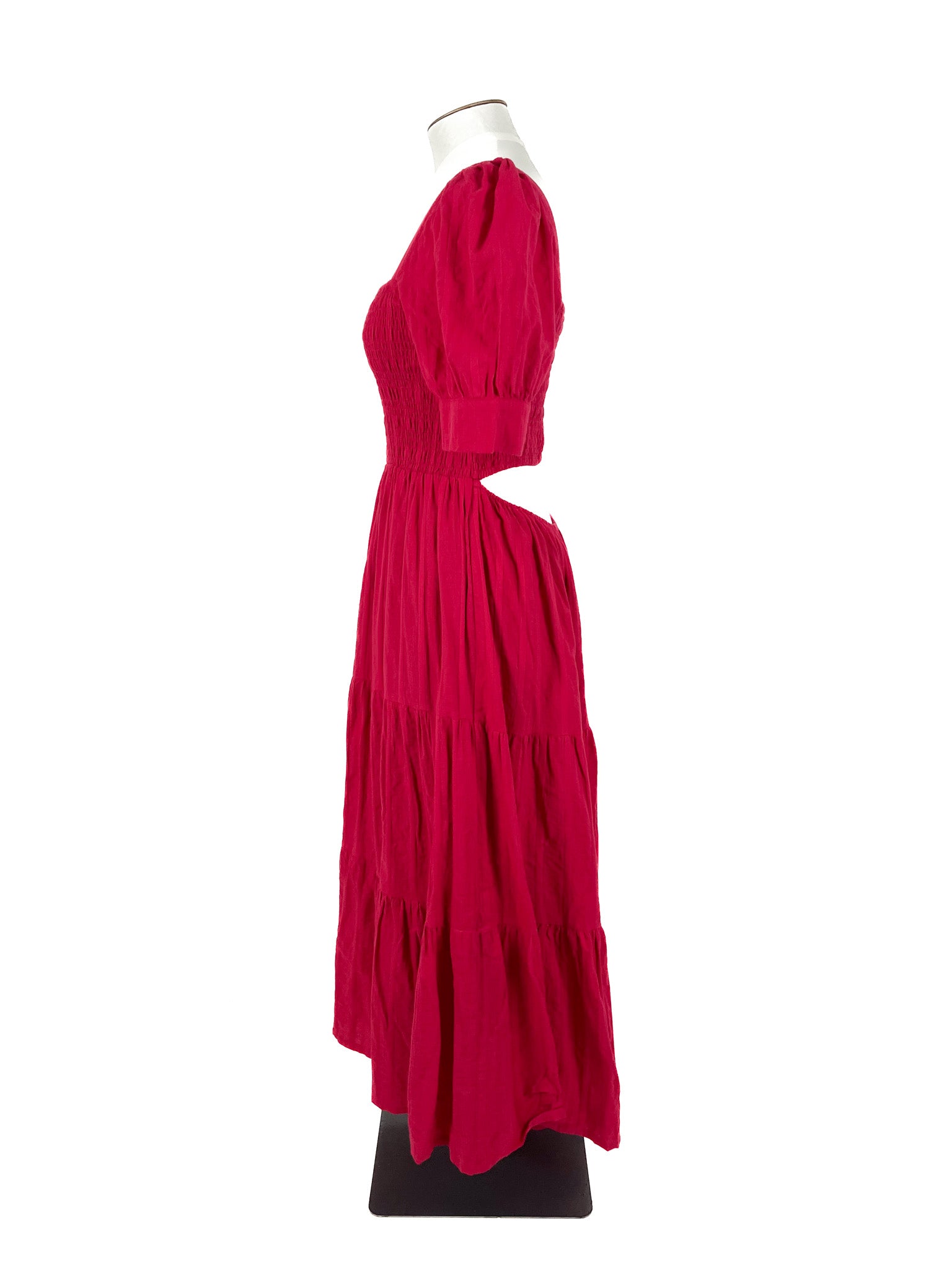 Among the Brave - Red Midi Dress (Size 12)