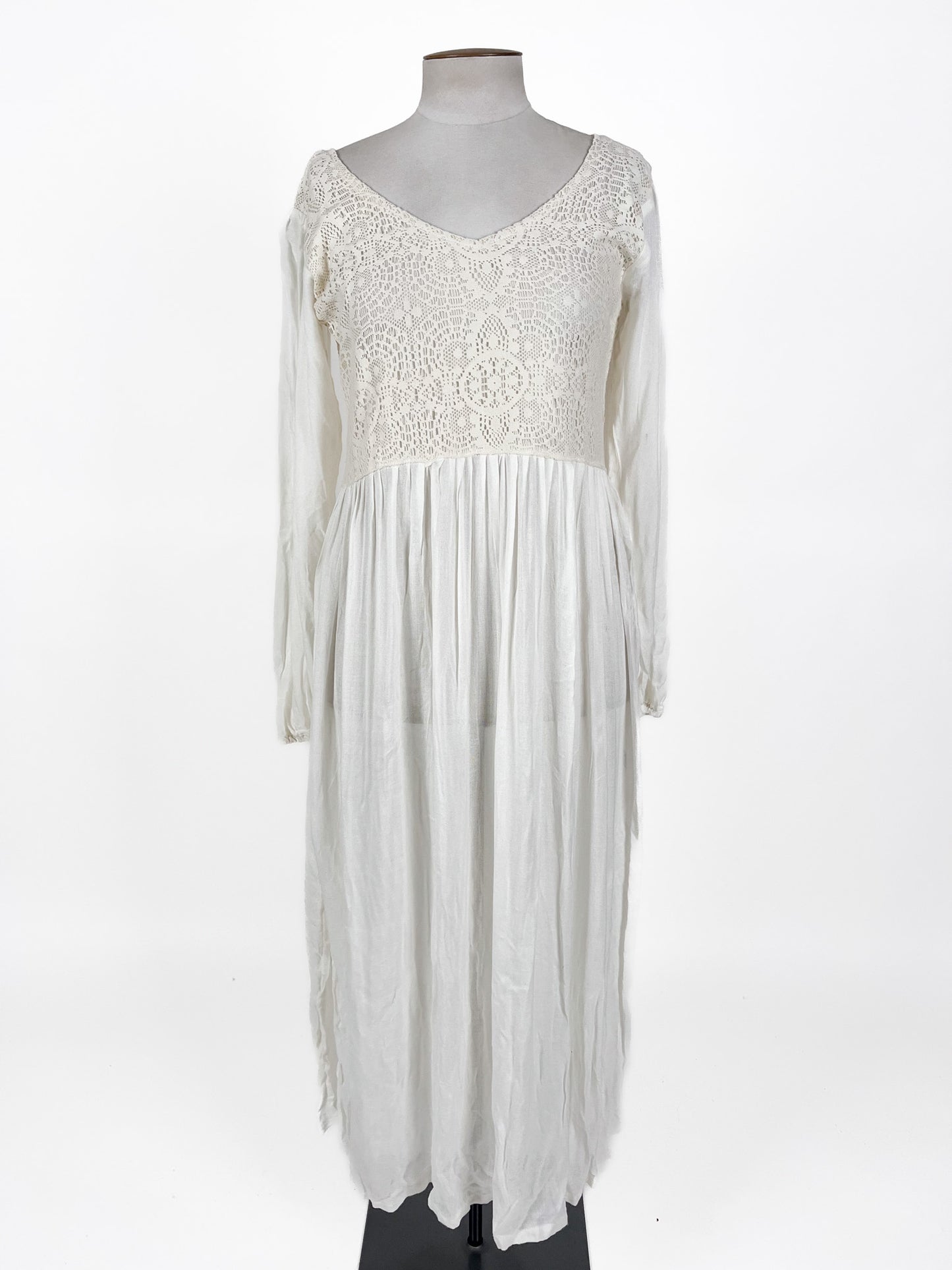 Tree Of Life | White Casual Dress | Size L