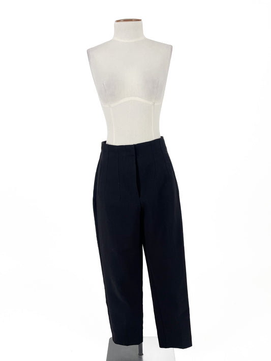 Zara | Black High waisted Straight fit Pants | Size S