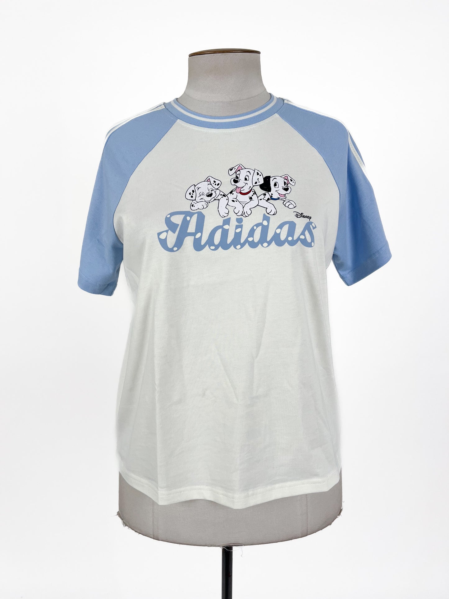 Adidas - Blue & White T-shirt (Size M)