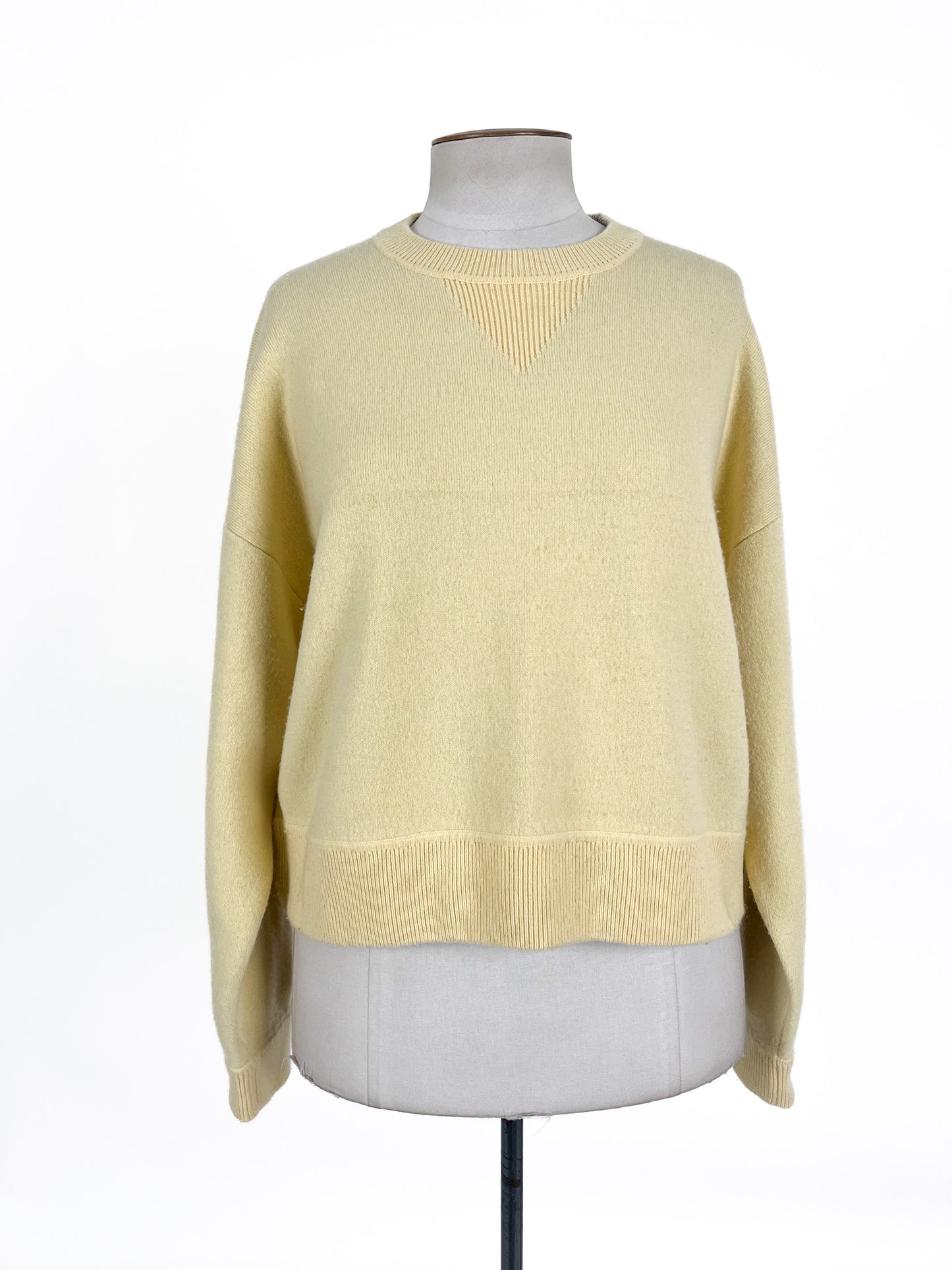 Me+Em | Grey/Yellow Reversible Jumper | Size S