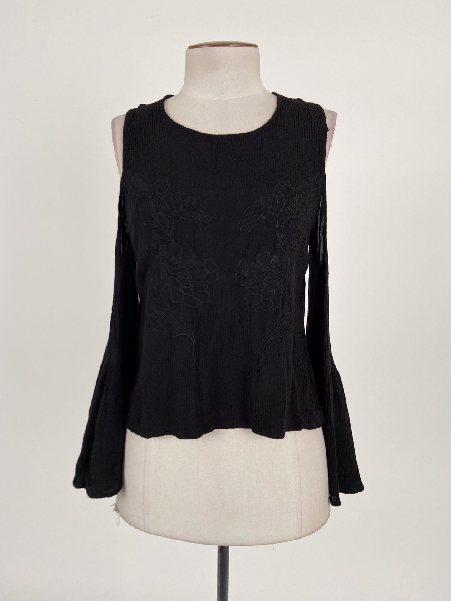 Decjuba | Black Casual Top | Size 8
