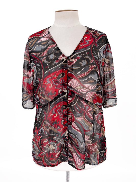 Revue | Multicoloured Casual/Workwear Top | Size 18