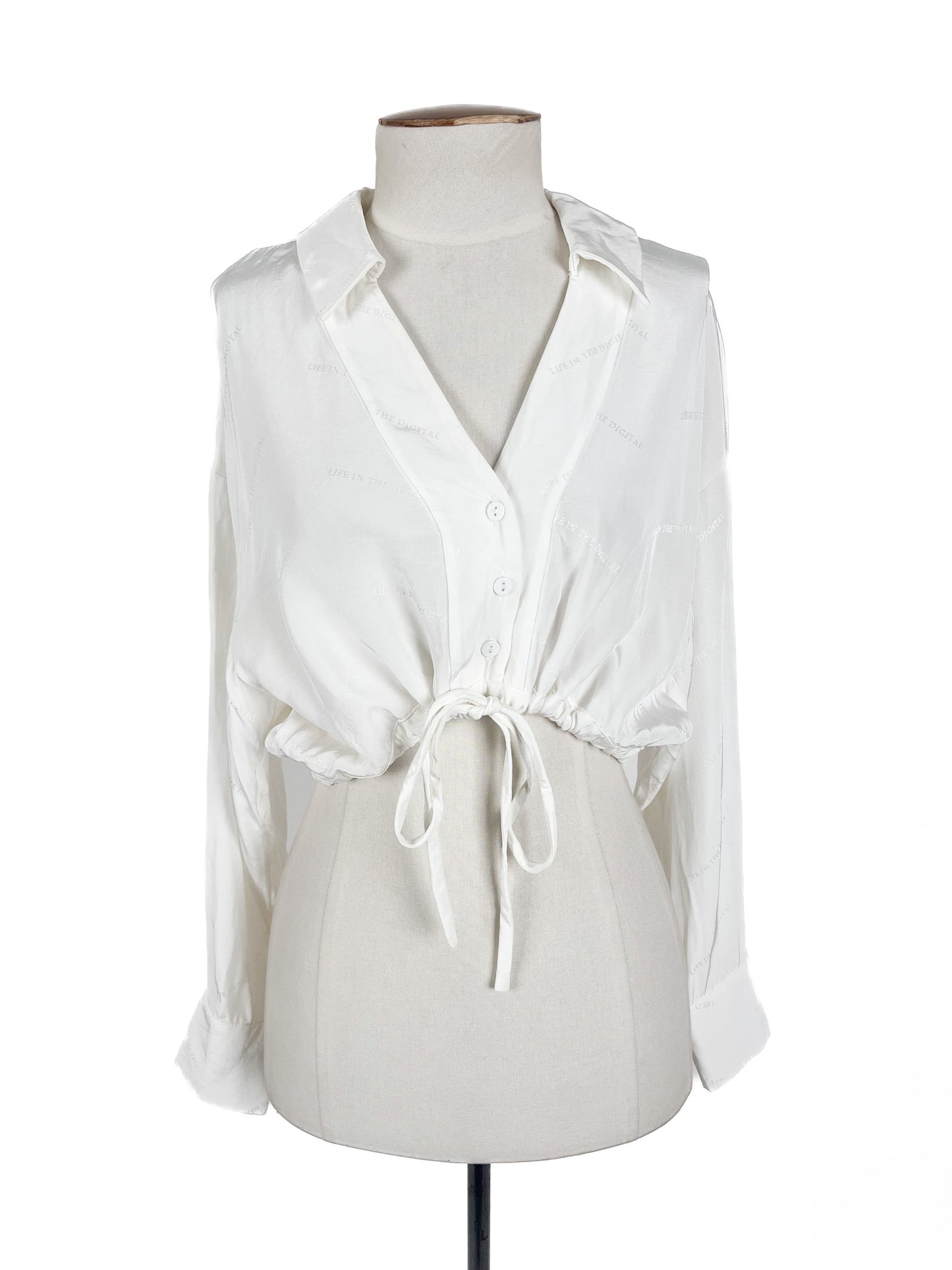 Urban Revivo - White Blouse (Size 8)