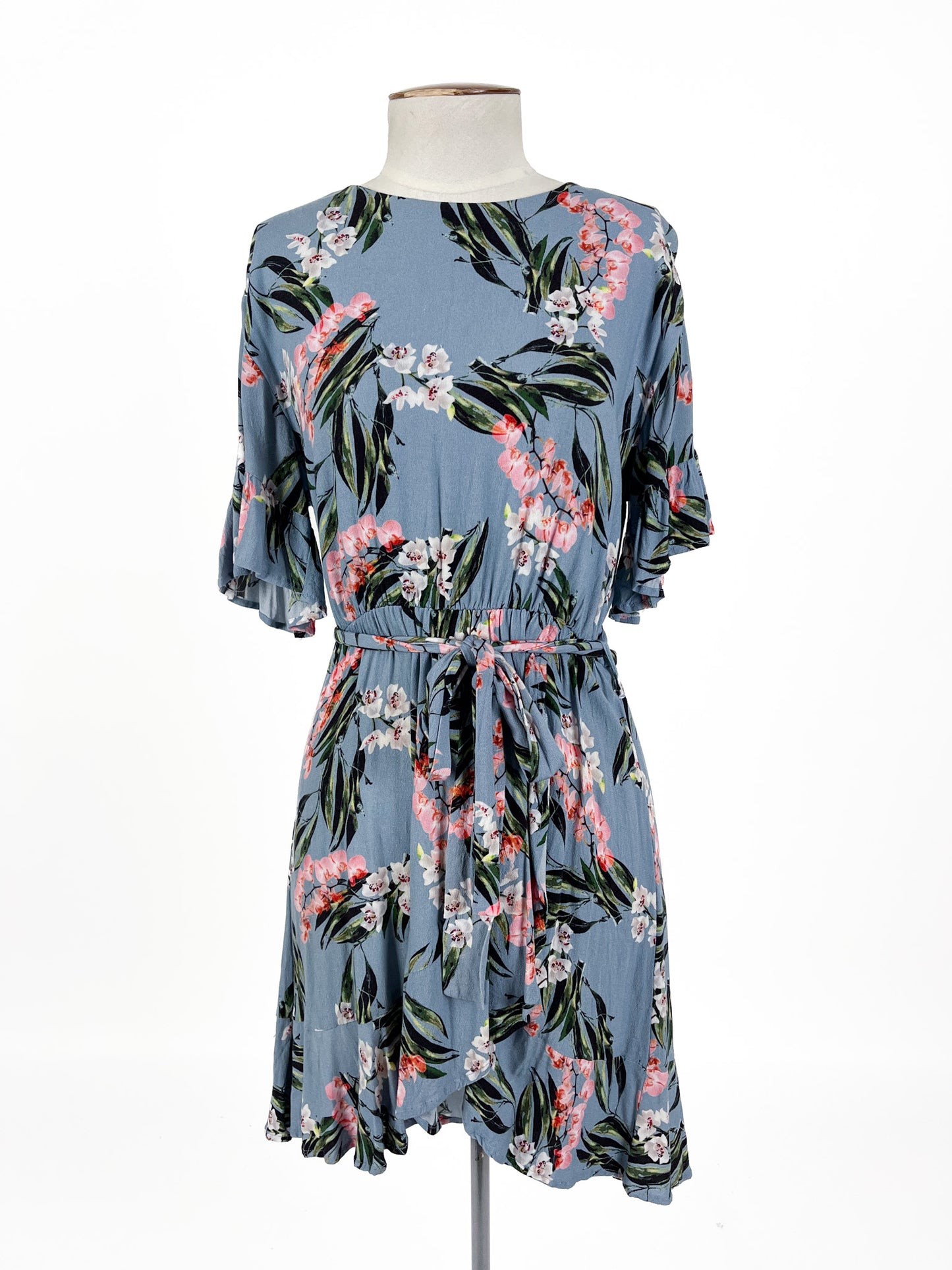 Decjuba - Blue Mini Dress (Size 8)