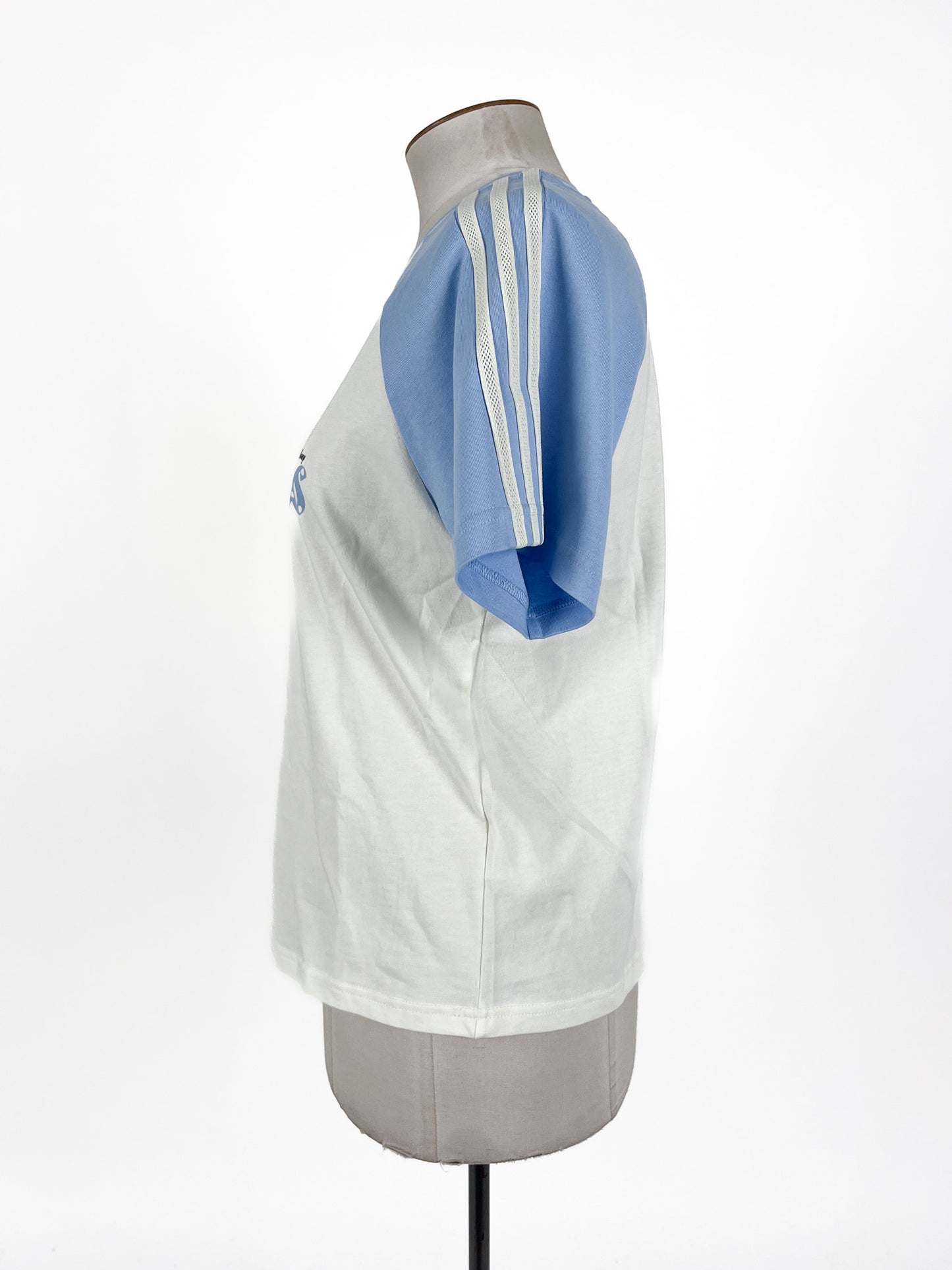 Adidas - Blue & White T-shirt (Size M)