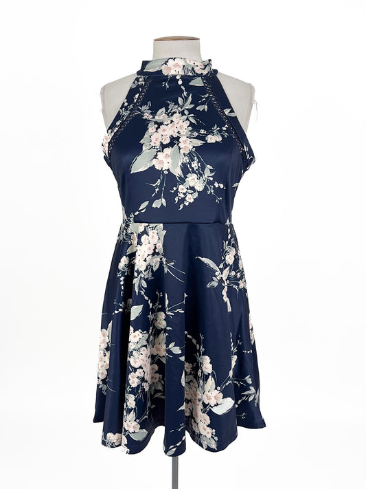 Pagani | Navy Cocktail Dress | Size 12