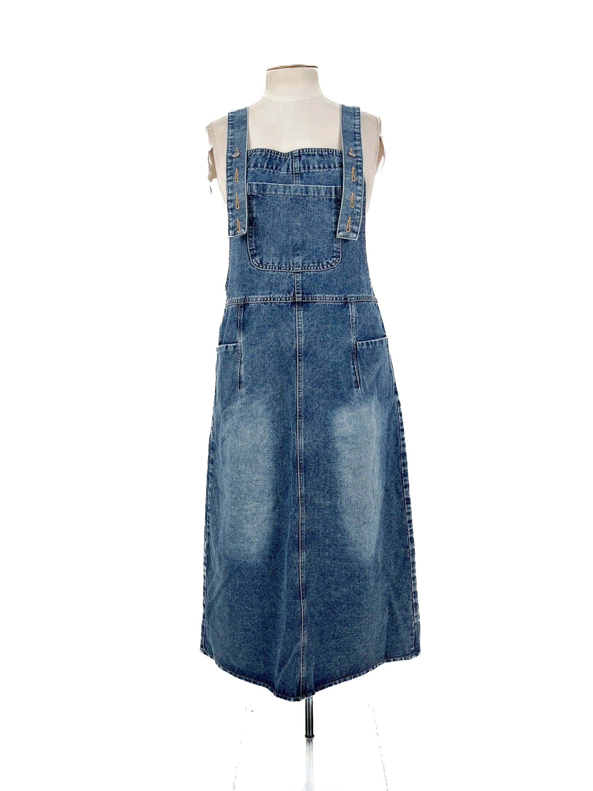 Unknown Brand - Blue Midi Dress (Size L)