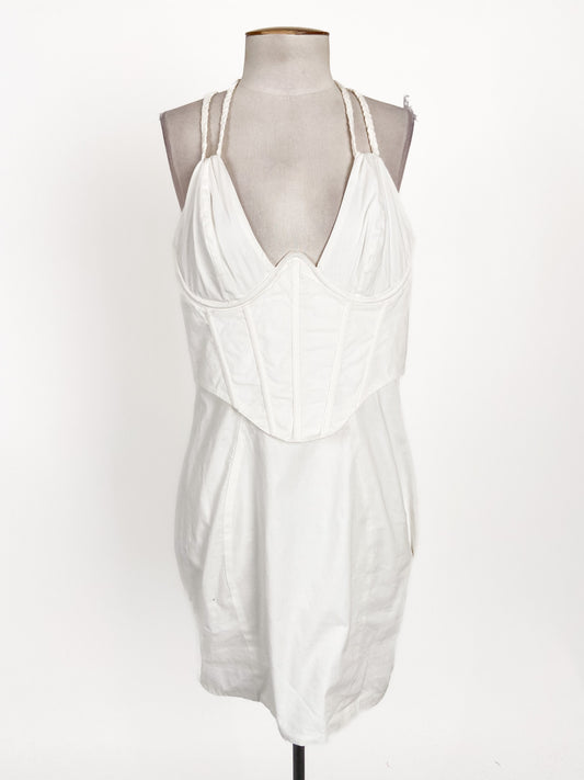 Oh Polly | White Cocktail Dress | Size 12