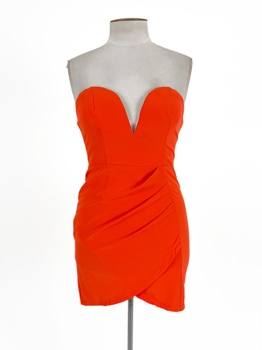 Morning Mist | Orange Cocktail Dress | Size 12