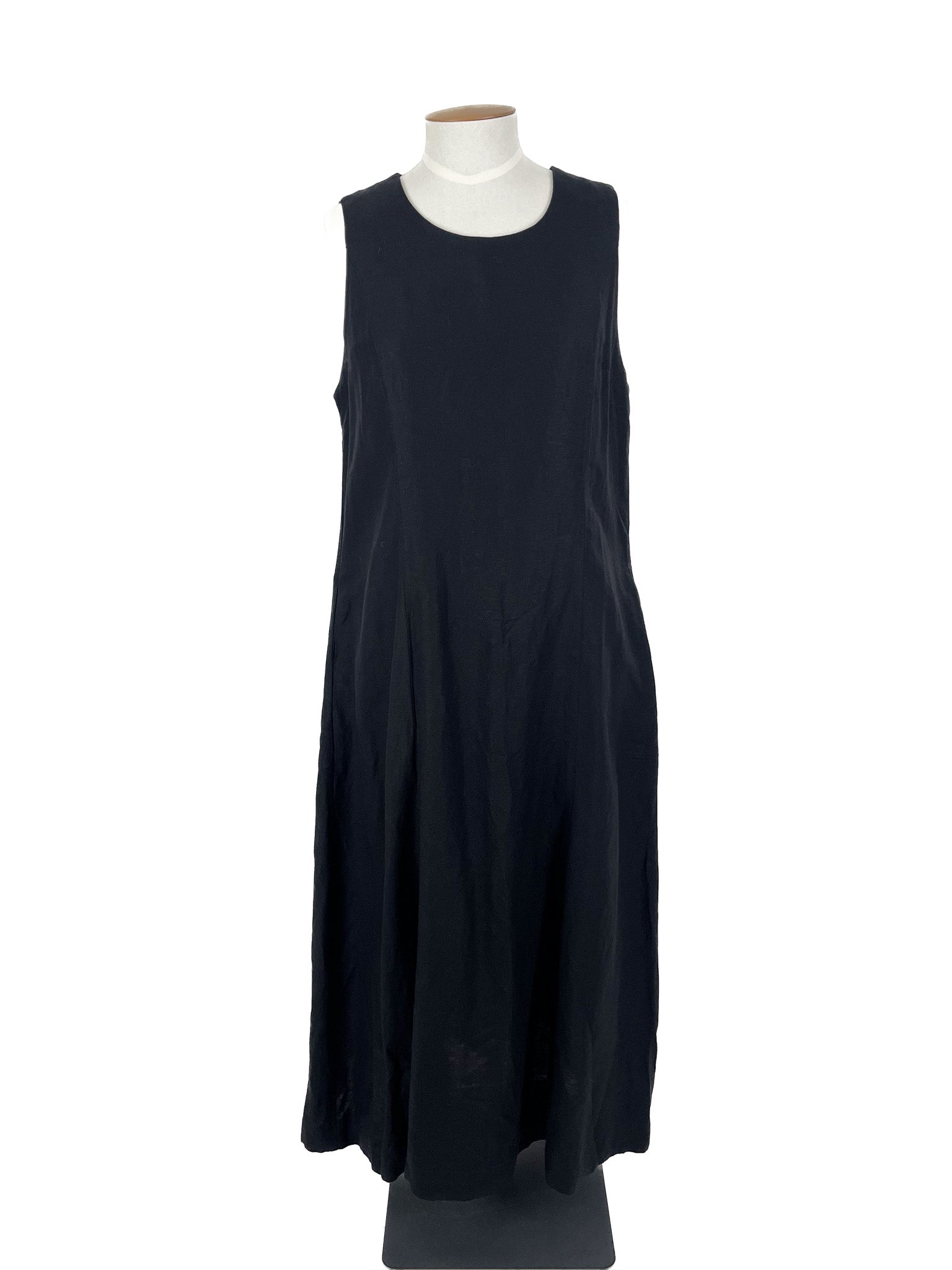 RE:Union Label - Black Midi Dress (Size 14)
