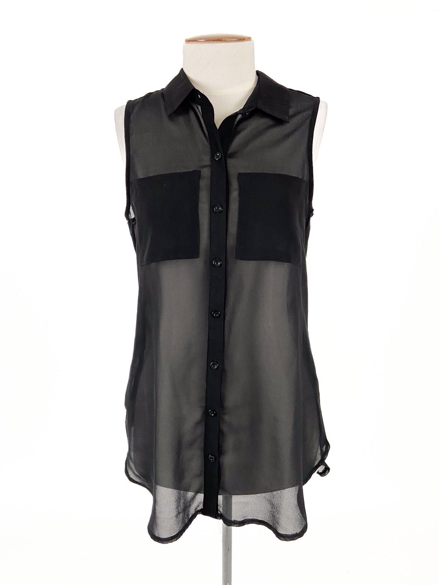 Pagani | Black Casual Top | Size 8