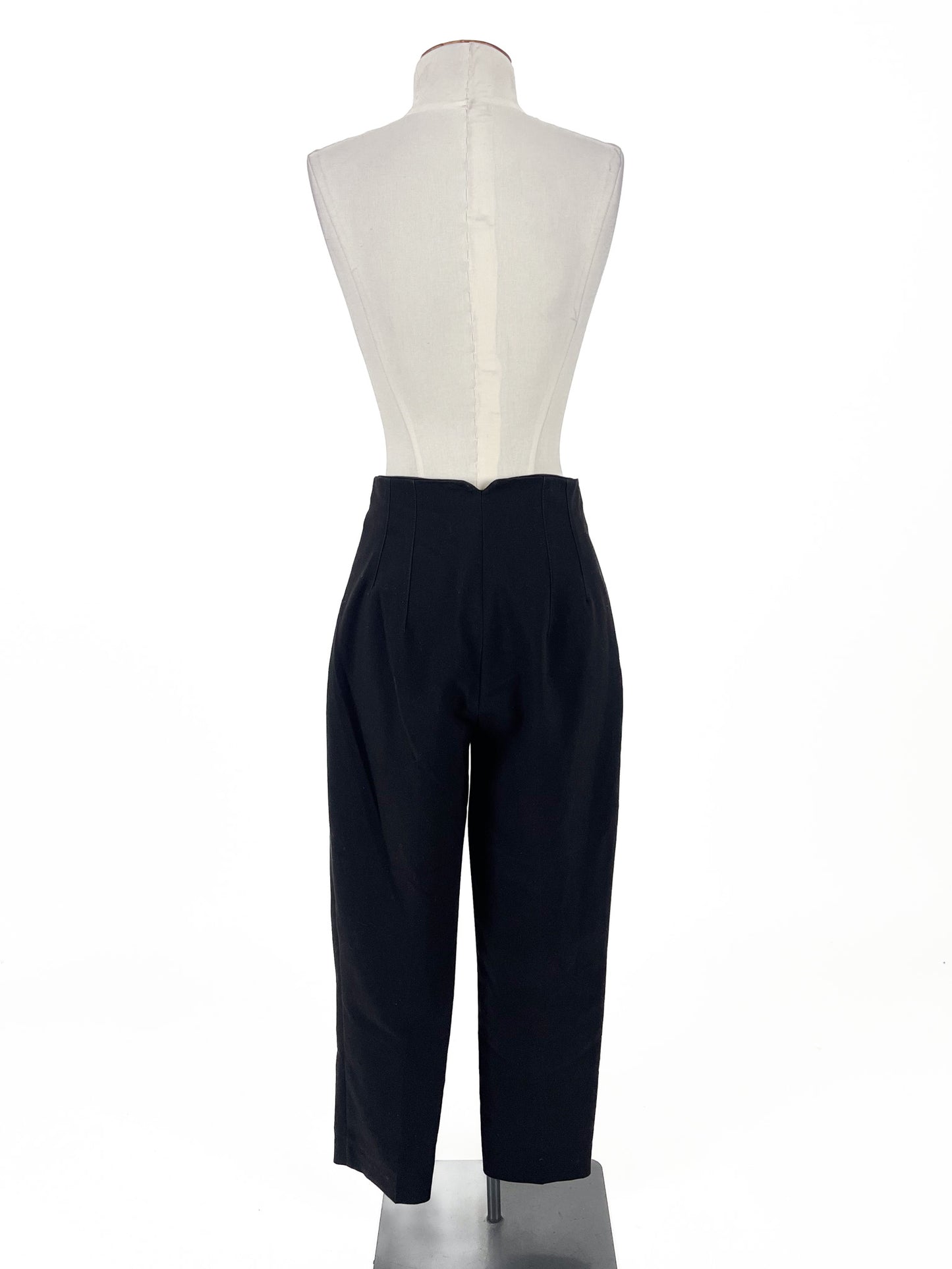 Zara | Black High waisted Straight fit Pants | Size S