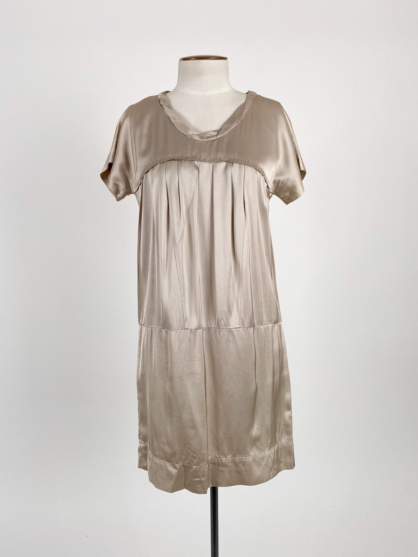 Olive Des Olive | Beige Workwear Dress | Size S