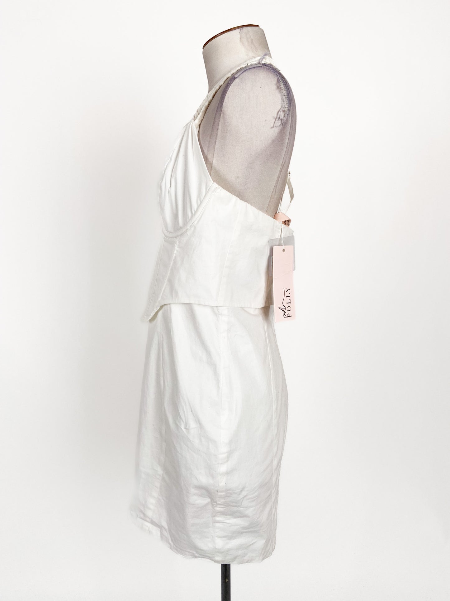 Oh Polly | White Cocktail Dress | Size 12