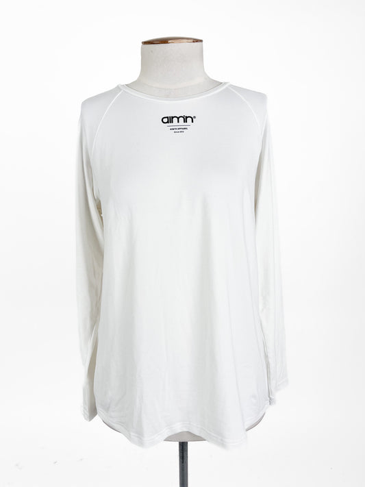 Aim'n | White Casual Top | Size S