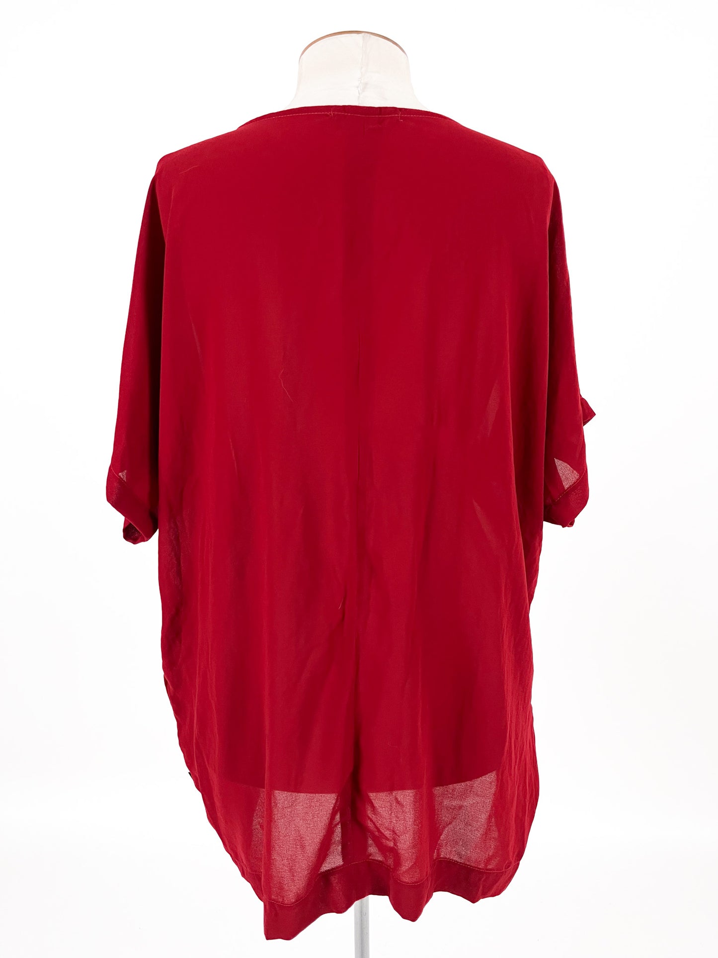 Milly Black | Red Casual/Workwear Top | Size 12