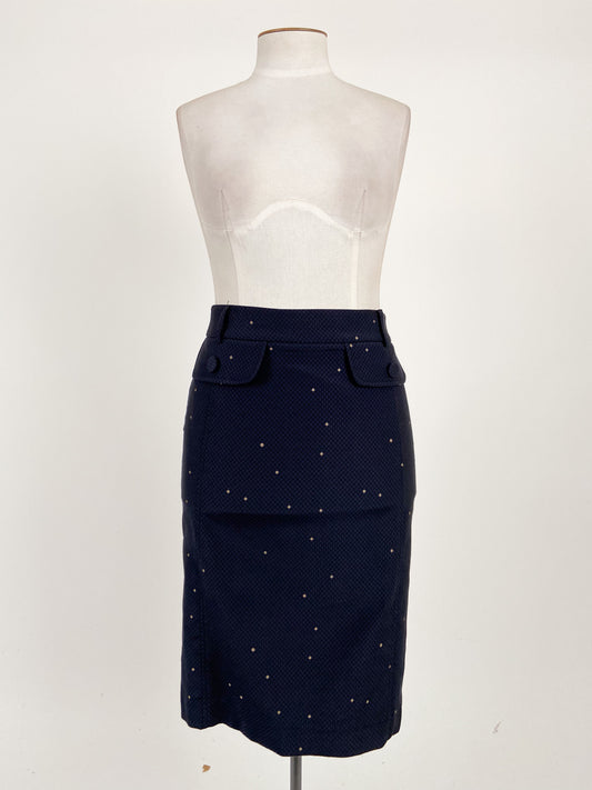 Kate Sylvester | Navy Workwear Skirt | Size M