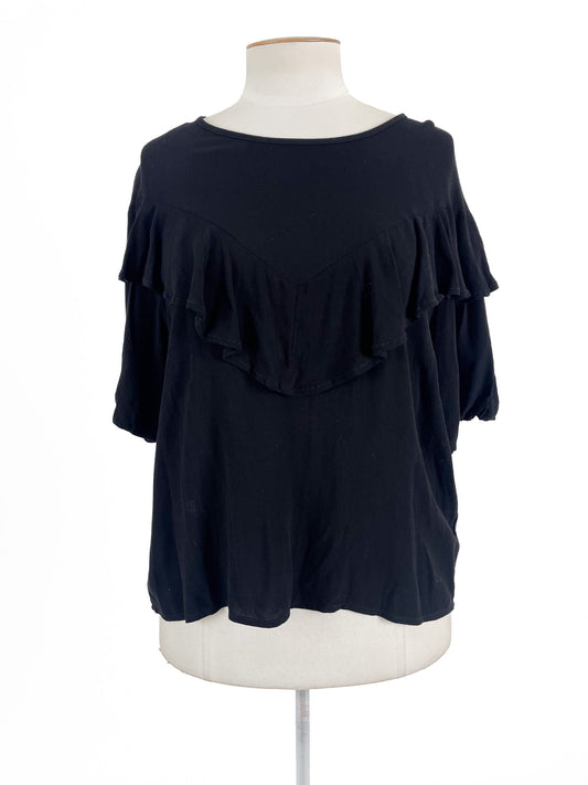 SASS | Black Casual Top | Size 14