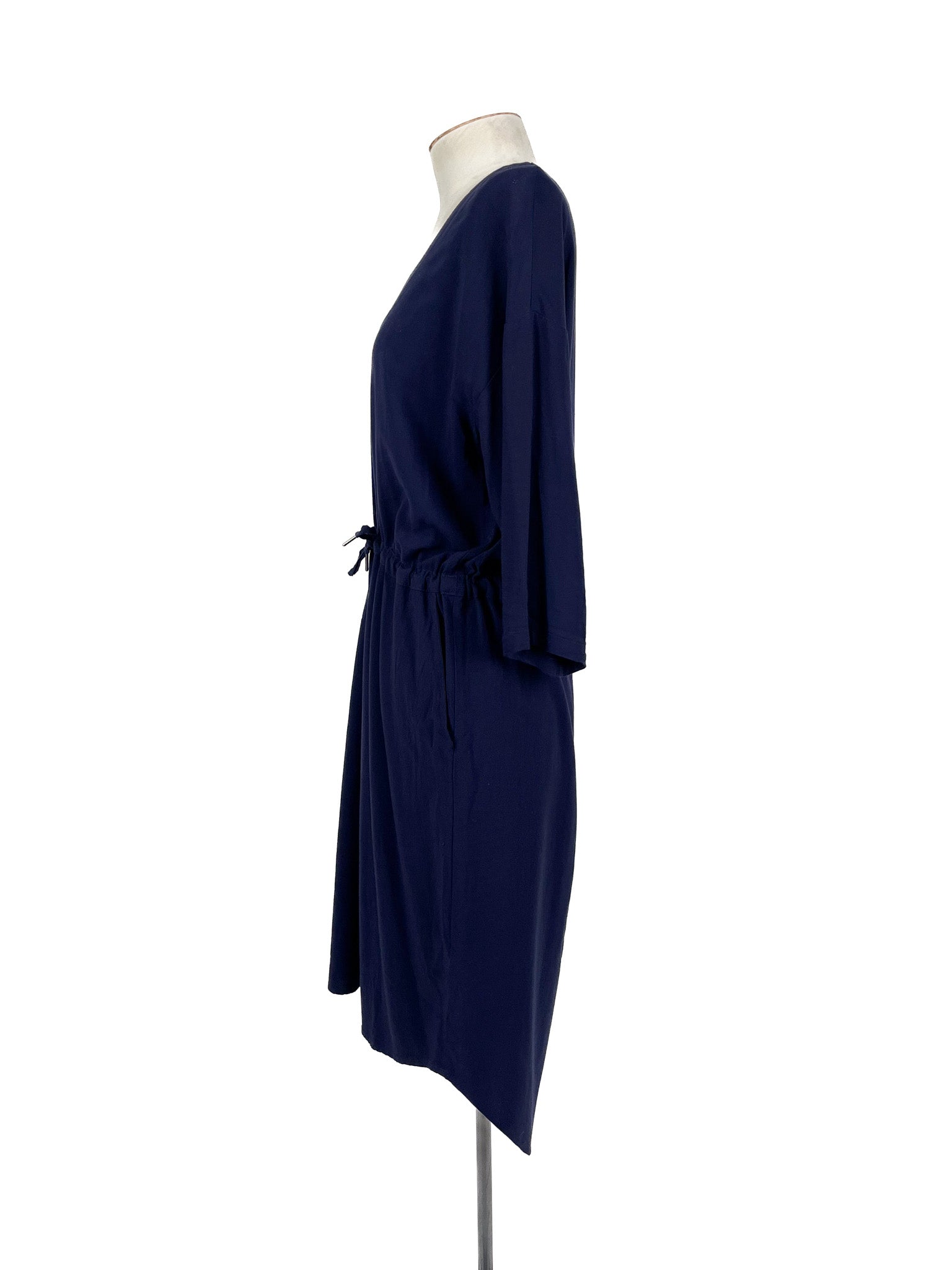 Elm - Navy Midi Dress (Size 10)