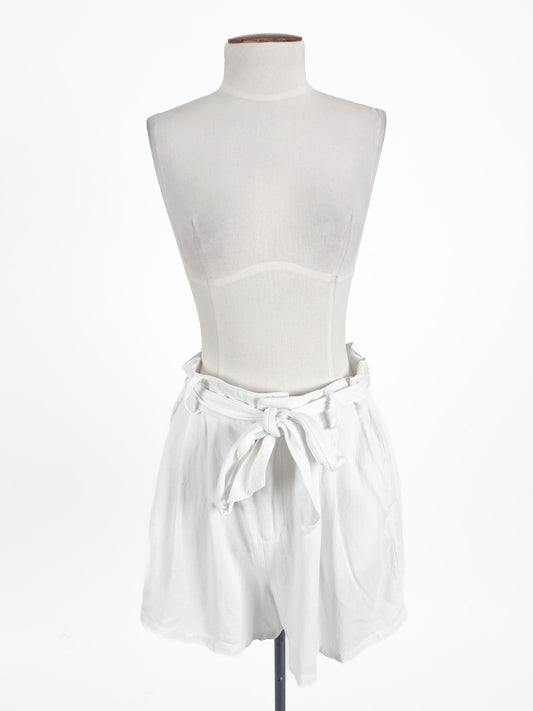 Iris Maxi | White Casual Shorts | Size 12