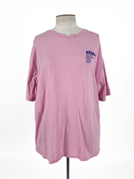 Stussy - Pink T-shirt (Size 14)