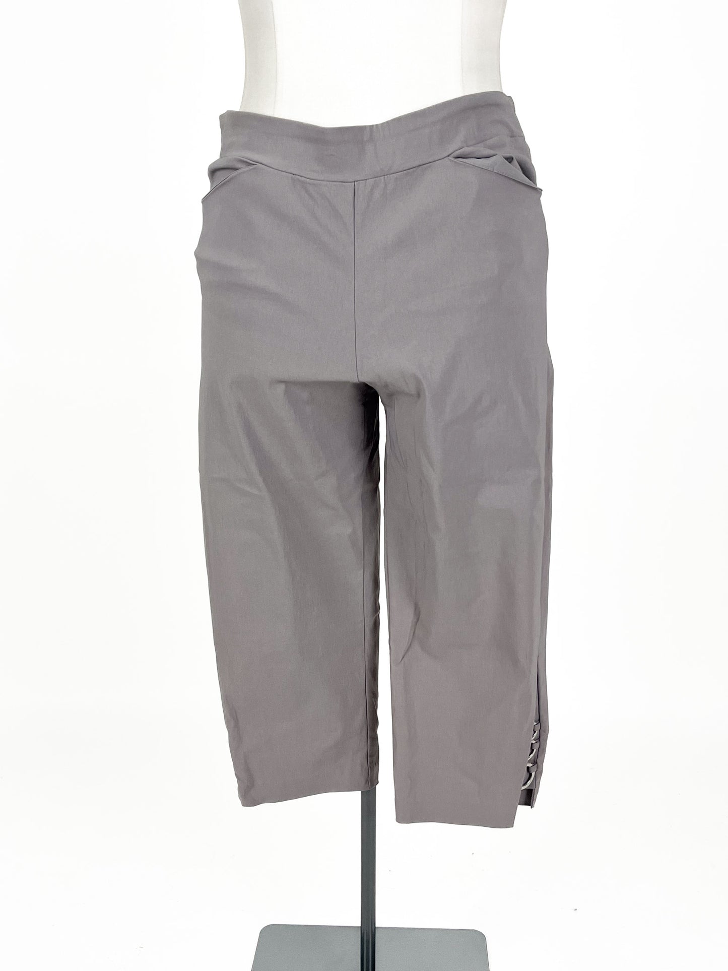 Twin Lakes | Brown Cropped Stretchy Pants | Size 14