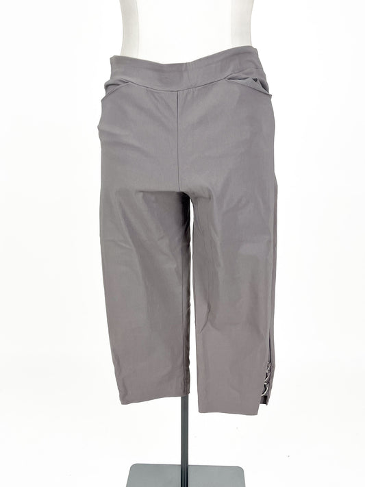 Twin Lakes | Brown Cropped Stretchy Pants | Size 14