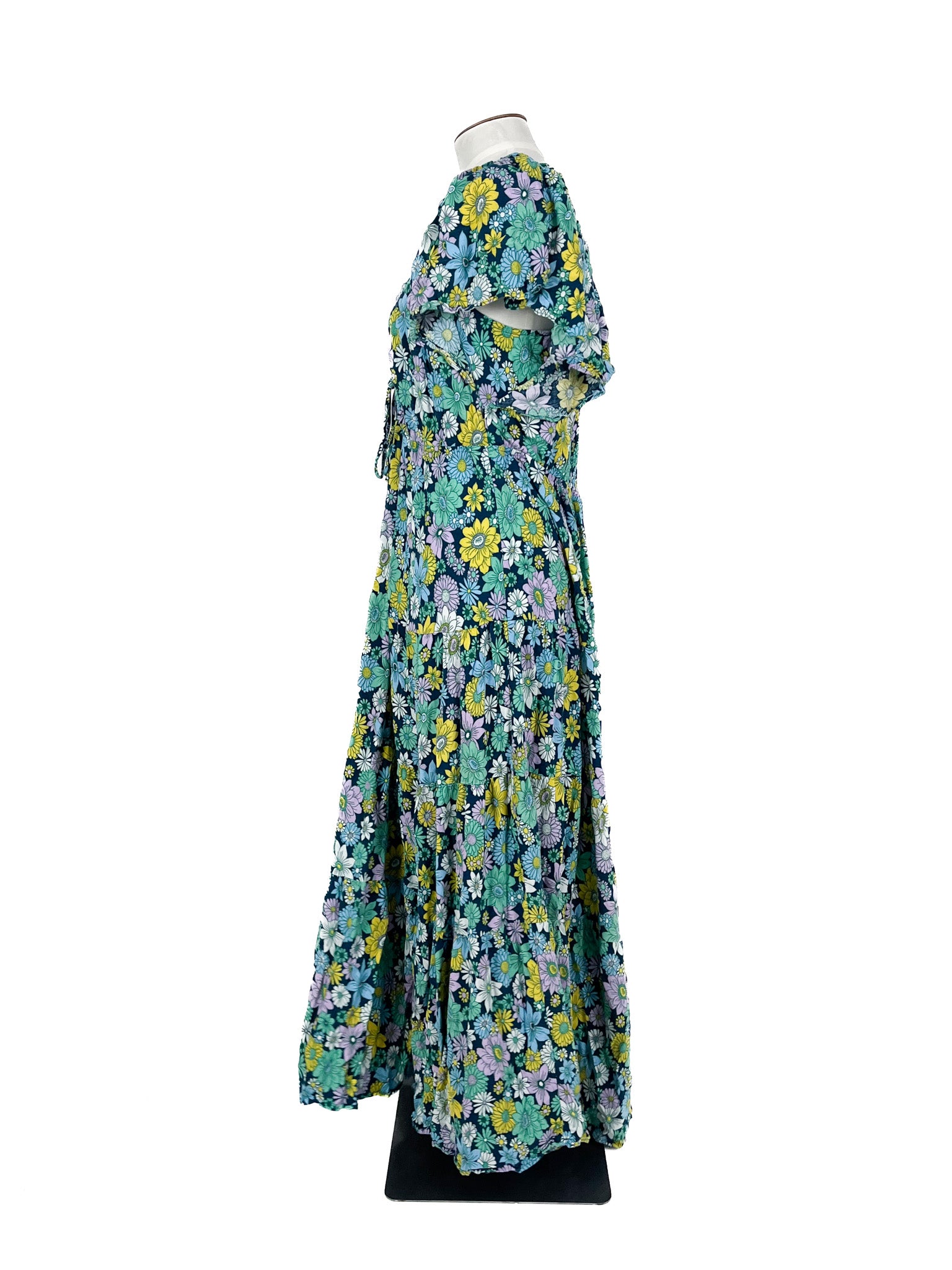 City Chic - Multicoloured Maxi Dress (Size 22)
