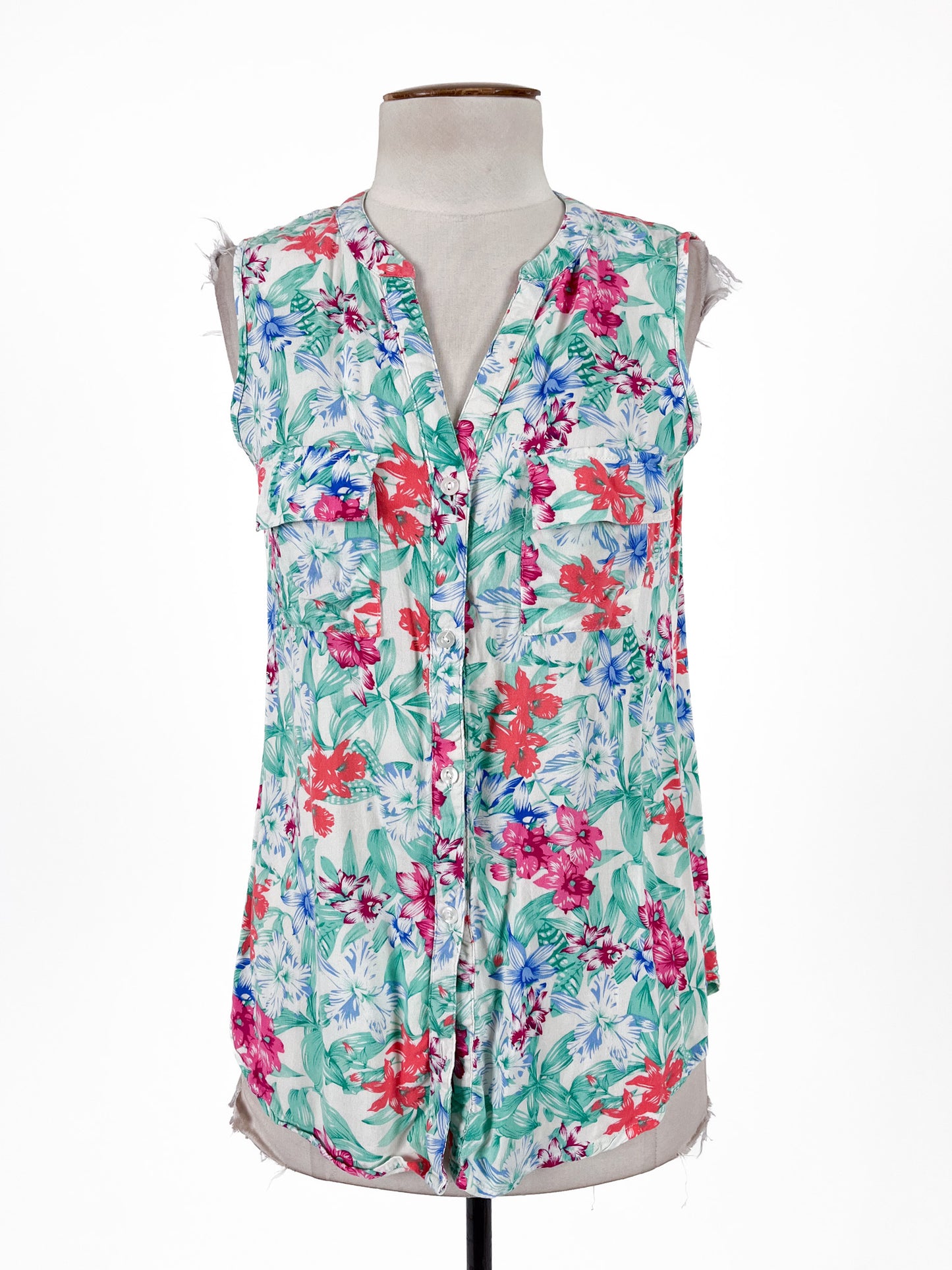 Jeanswest | Multicoloured Casual/Workwear Top | Size 8