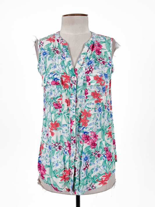 Jeanswest | Multicoloured Casual/Workwear Top | Size 8