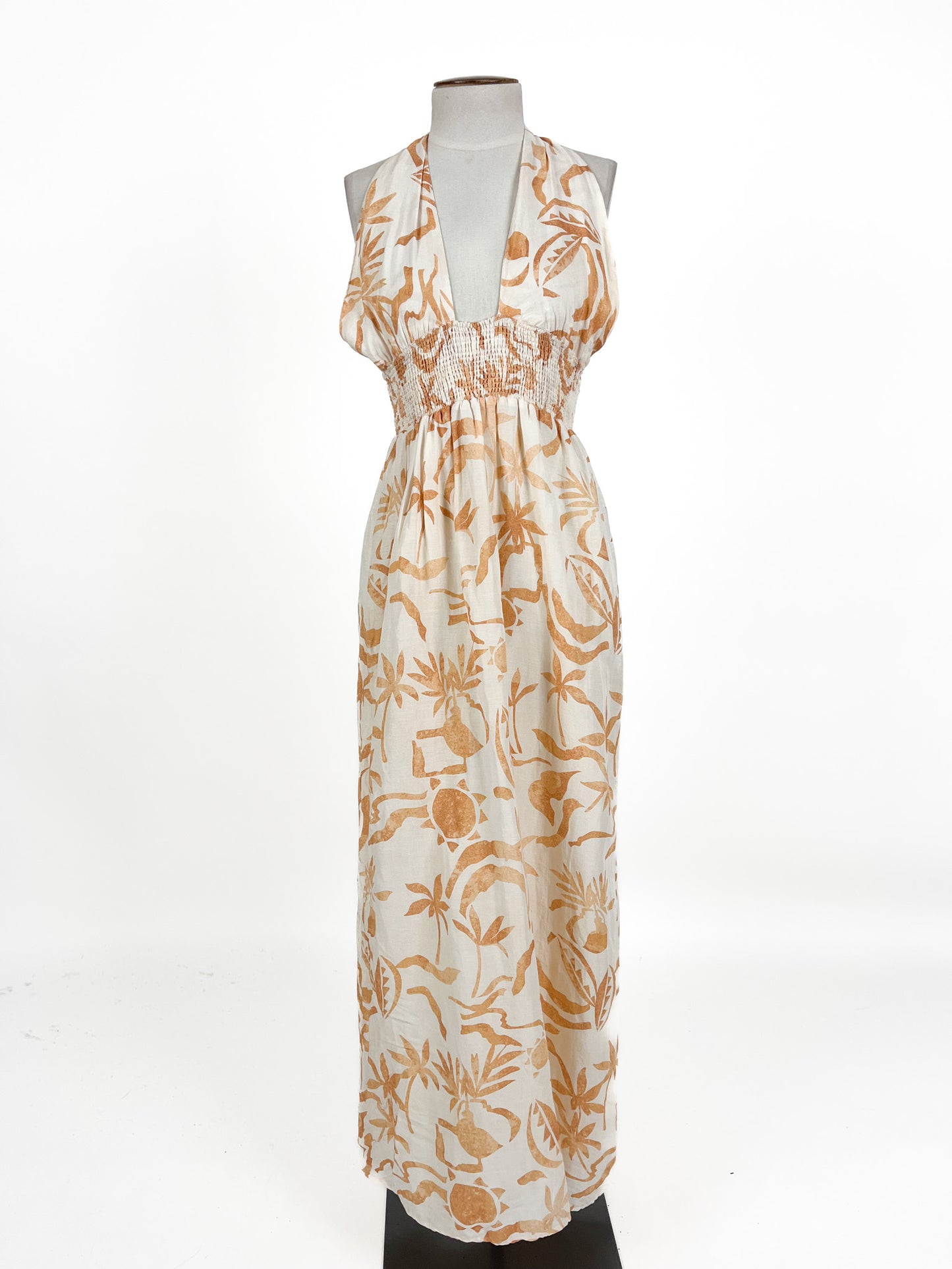 Steele | Beige Cocktail Dress | Size S