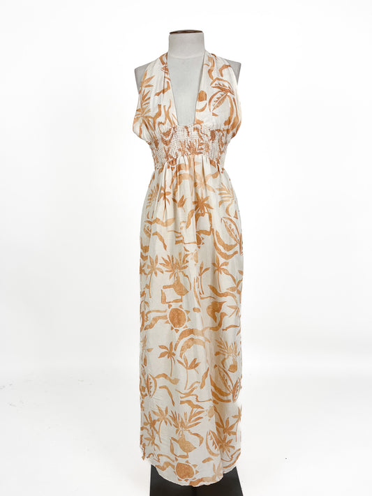 Steele | Beige Cocktail Dress | Size S