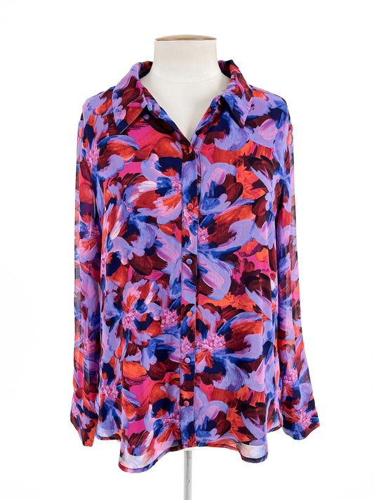Jacqui.E | Multicoloured Casual/Workwear Top | Size 18